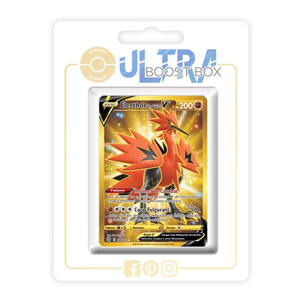 my-booster Pokémon Company SWSH09-FR24-UB-182, Multi-Colour