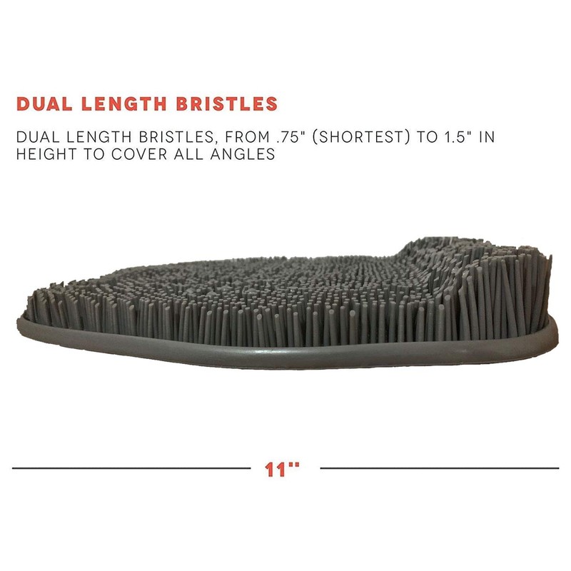 LOMANTOWN Shower Foot Scrubber Feet Cleaner with Non Slip Suction