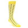 Statement Sockwear Polka Dot Men's Socks (Yellow, Gray)
