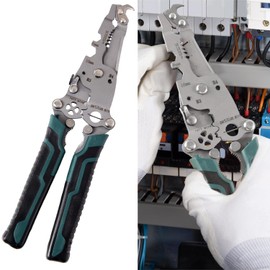 Stripper Tool Multifunctional Wire Strippers Crimper, 18 in 1 Foldable Wire Stripper, Micro Cable Stripper Tool Stripper Tool