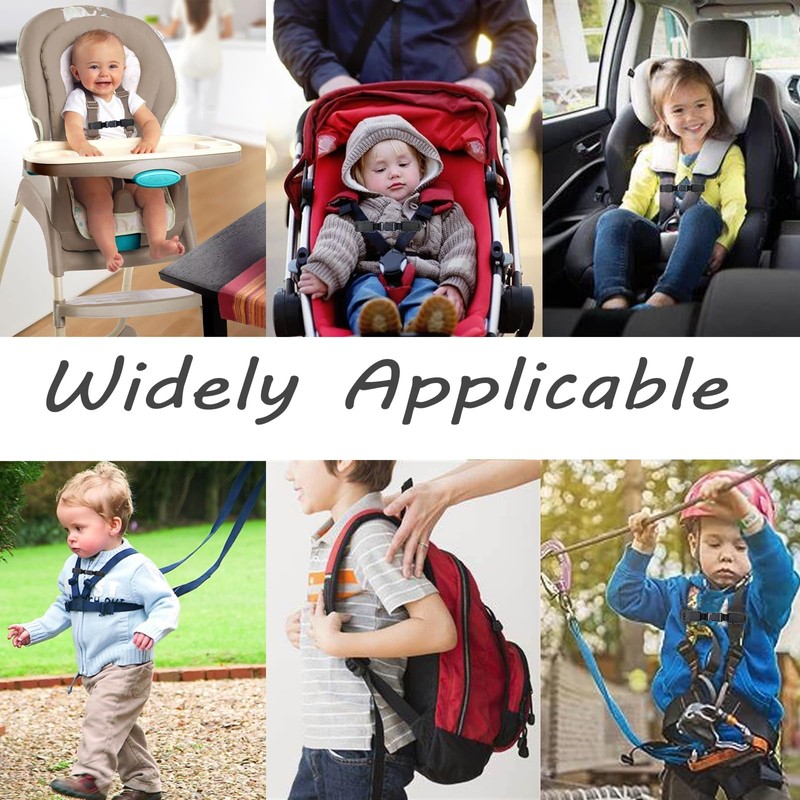 Car Seat Safety Belt Clip Buckle Lock Seat Chest Harness