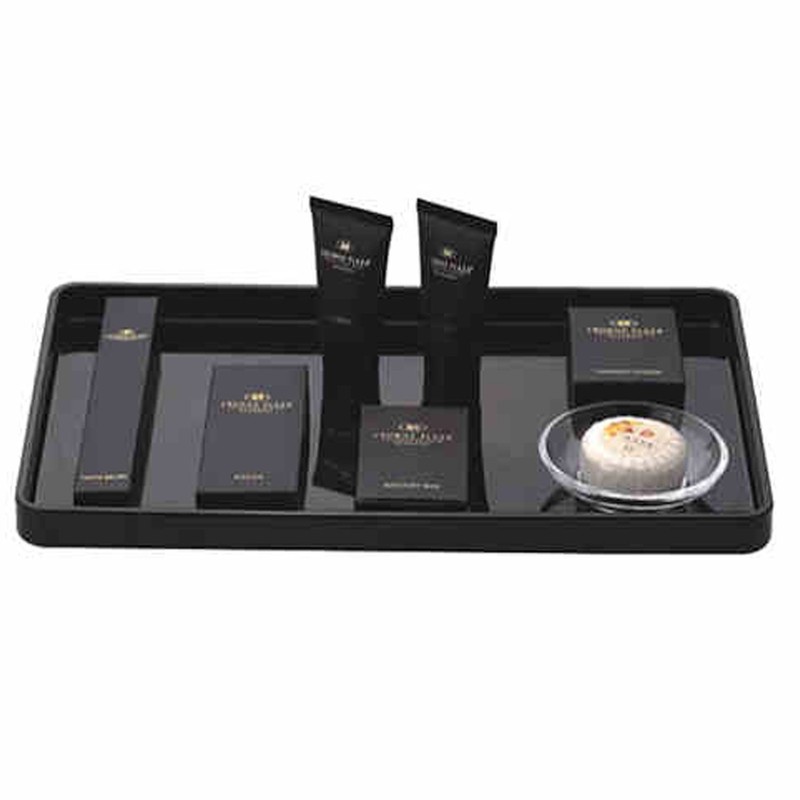 Rectangular Robust Acrylic Collection Serving Trays & Plate for Kitchen,