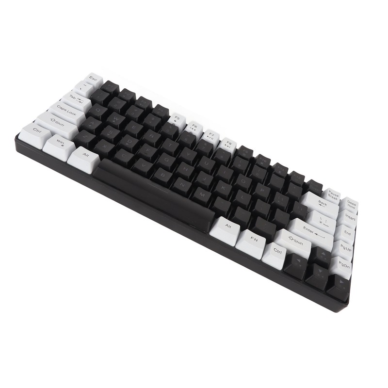 Gaming Keyboard Type C 84 Keys RGB Backlit Ergonomically Curved