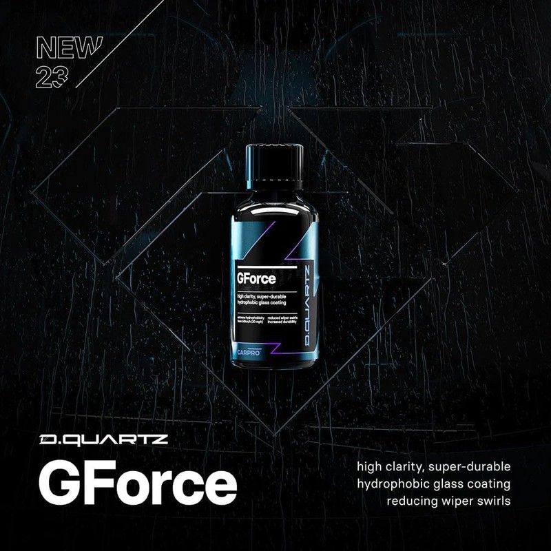 CARPRO DQUARTZ GForce Glass Coating - Windshield & Window Rain