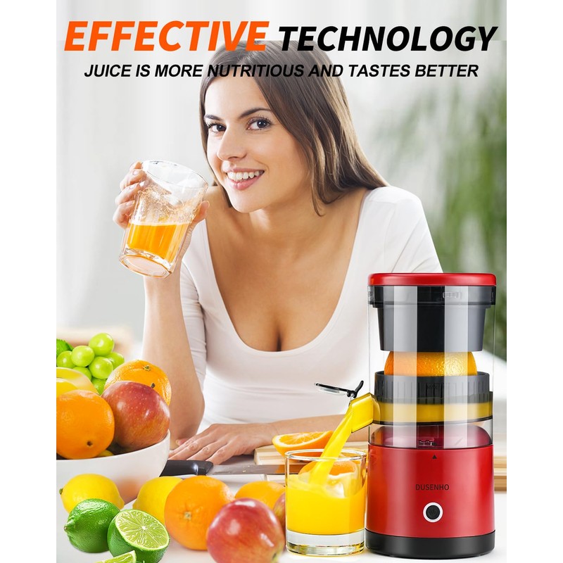 Electric Citrus Juicer Rechargeable - Electric Juicer Machines with USB