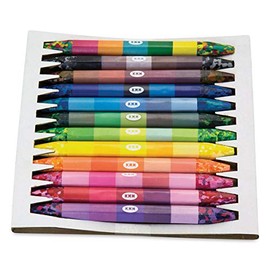 Kid Made Modern Coloring Book Confetti Coloring Crayons - Kids Art Supplies (Set of 12)