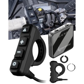 Garmin Handlebar Controller for Use on Snowmobile, Motorcycle or ATV, Control Your Zumo XT2 Motorcycle Navigator or Compatible Tread with Wearable4U Portable 5000mAh Charger Bundle