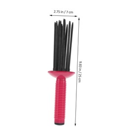 Beavorty Comb Hair Curling Roll Styling Tool Curly Hair Detangler Portable Blow Drying Brush