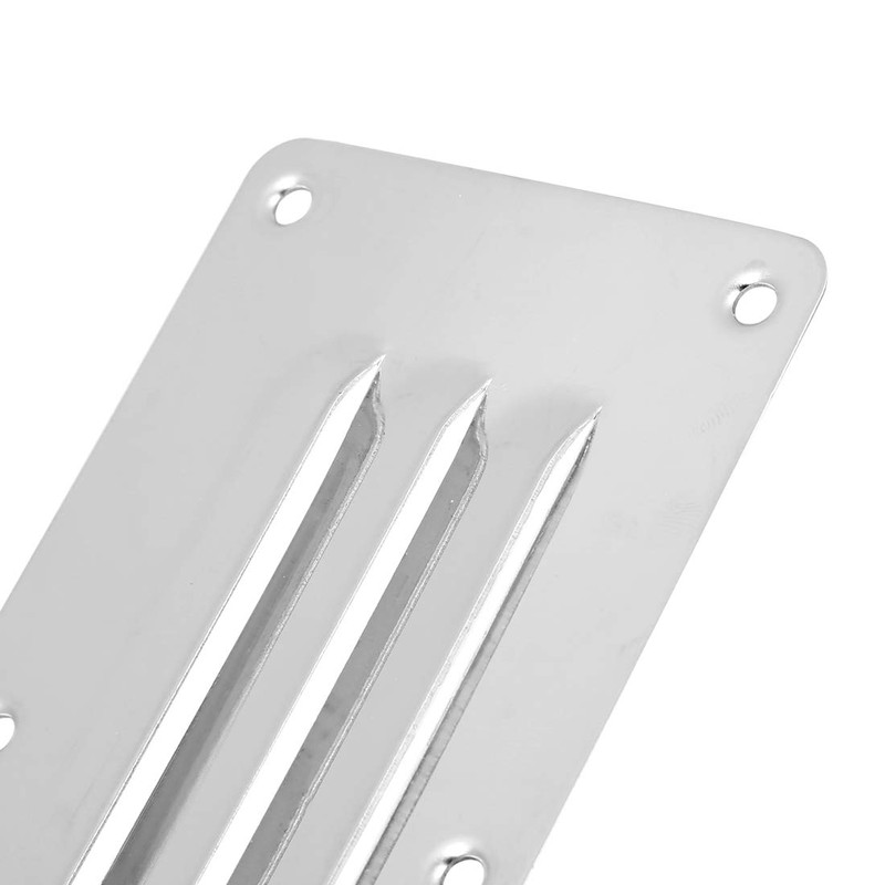 X AUTOHAUX 2pcs Boat 304 Stainless Steel Stamped Louvered Ventilation