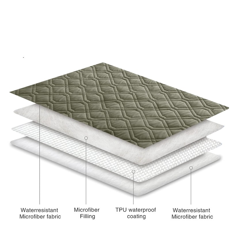 Ameritex Waterproof Dog Bed Cover Pet Blanket for Furniture Bed