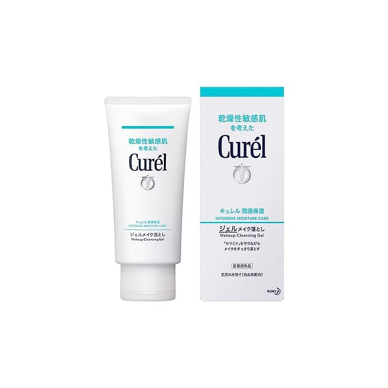 Curel Gel Makeup Remover, 4.6 oz (130 g) x 3,