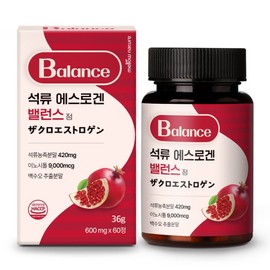 Mellow Nature Pomegranate S Rogen Balance Tablets Contains Inositol, 1 unit, 60 tablets / 멜로우네이쳐 석류 에스 로겐 밸런스 정 이노시톨까지 함유, 1개, 60정