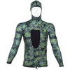 IST P-Guard Camouflage Hooded Rash Guard (Medium, Brown/Yellow)
