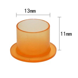 Needlehouse 1000 tapas de tinta de tatuaje profesionales con base, tapas de pigmento de plástico, suministros de tatuaje (13 x 11 mm)