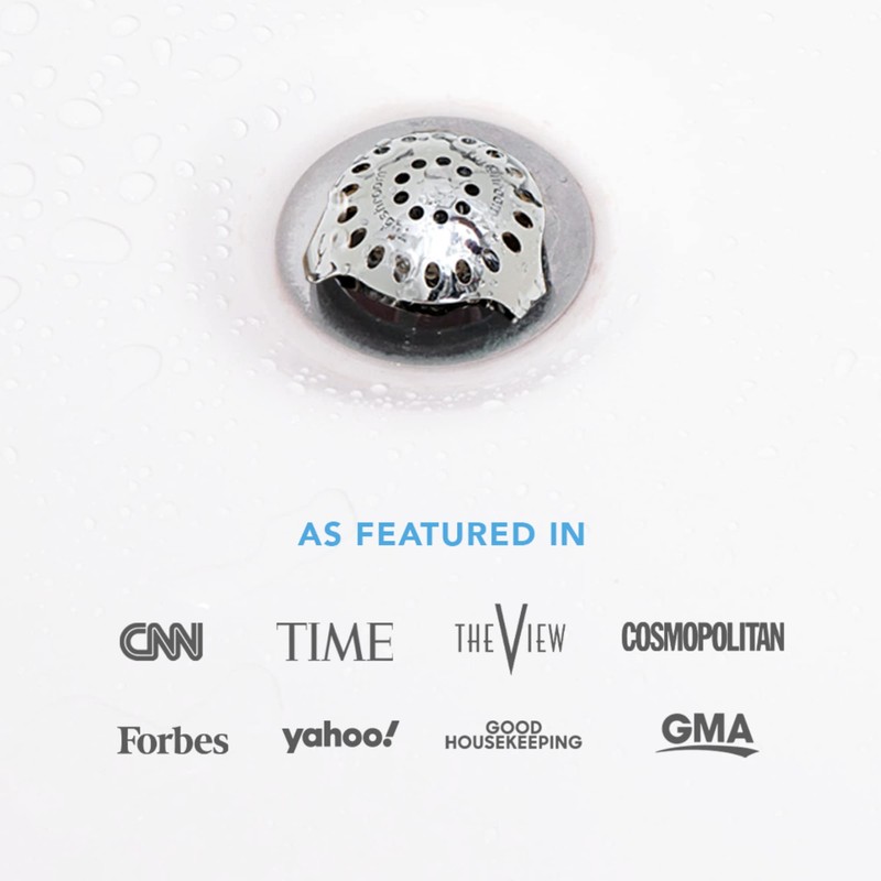 SinkShroom Bathroom Sink Drain Protector Stainless Steel Standard