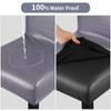 YISUN Waterproof Bar Stool Covers, Set of 2, Stretch PU
