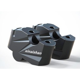 xinaishan Kawasaki Z400 Handlebar Riser Handle Post (Black)