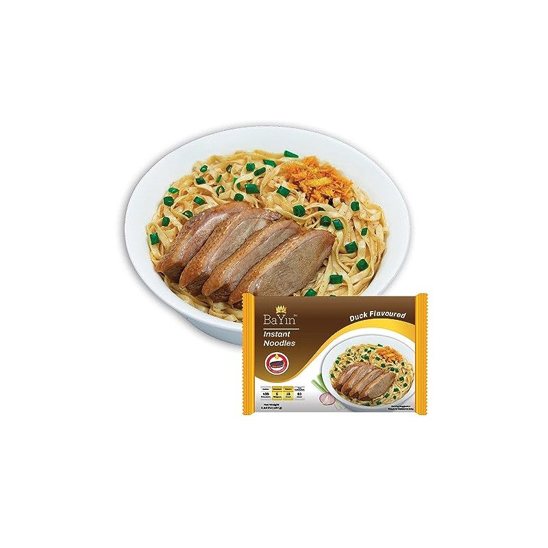 Bayin Instant Noodles - Non Fried - Dry 3.53oz (100g)