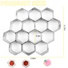 PTaizjjz Hexagonal Cookie Cutter,14 Cavity Mini Hexagonal Shapes Molds for