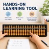 Mnixy 17-Column Soroban Abacus with Plastic Bead Frame