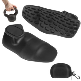 HJZHII Rubber Gym Grips, Fingerless Gym Grips Women Wen Workout Weight Lifting Gloves with Storage Bag No Slip Hand Palm Protection Wrist Training Palm Protectors for Deadlifts Pull Up Exercise