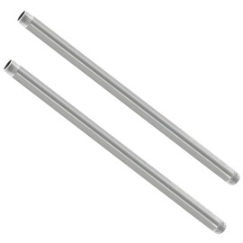 GeilSpace 3/4" x 48" Stainless Steel Pipe, 304 Pipe Nipple Fits Standard 3/4 Inch Threaded Pipes and Fittings, DIY Industrial Metal tube (2 PCS)