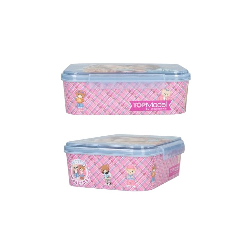 Depesche TOPModel Team Teddy 13255 Lunch Box in Pink with