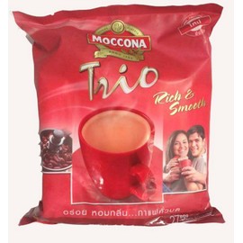 Moccona Trio Rich and Smooth 3in1 27 Sachets Net Wt. 513g Thailand Product