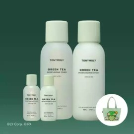Green Tea 그린티 수분 2종세트 토너200+20ml,로션200+20ml +미니니 에코백 [[2개]기미야 미백 크림 30ml] Green Tea Moisture 2-Piece Set Toner 200+20ml, Lotion 200+20ml + Mini Eco Bag [[2 pcs] Gimiya Whitening Cream 30ml]