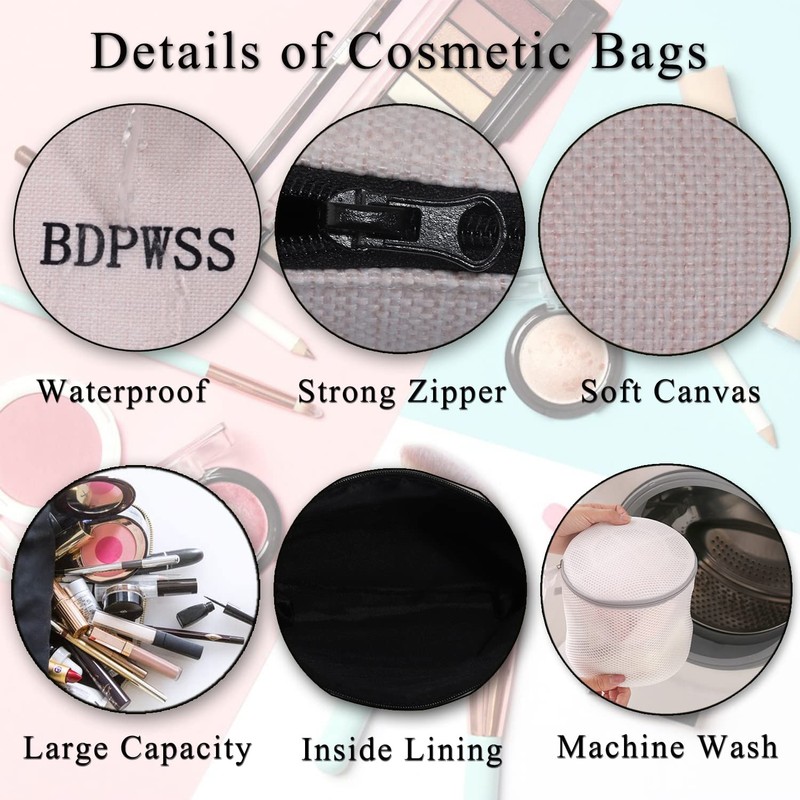 PLITI Hamster Makeup Bag World's Best Hamster Mom Hamster Lover