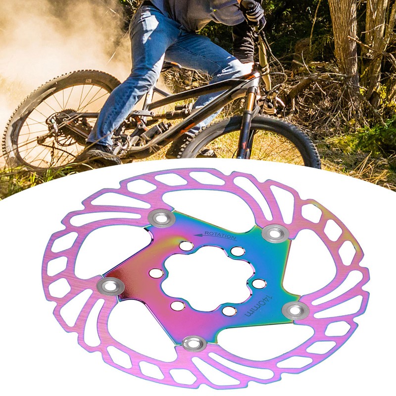 Mountain Bike Bicycle Brake Disc Floating Cooling Rotors 5 Stud