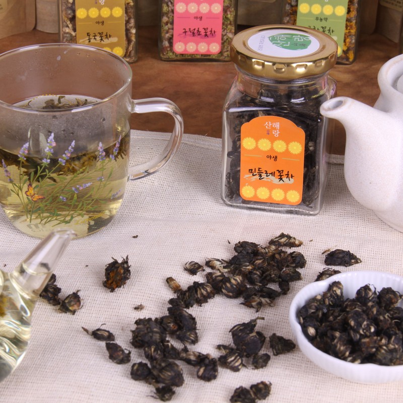 Sanhaerang Dandelion flower tea 16g x 2 / 민들레꽃차 16g