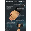 Leather Weight Lifting Straps for Gym, Deadlift & Pull-ups –