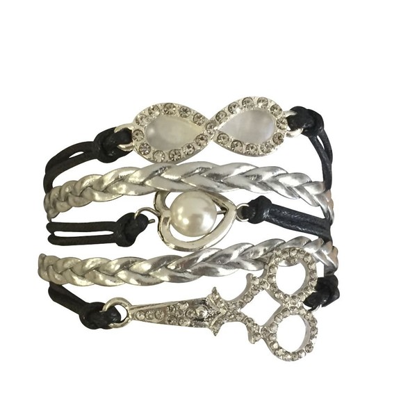 Infinity Collection Hair Stylist Jewelry- Hair Stylist Bracelet- Perfect Hair Stylist Gifts