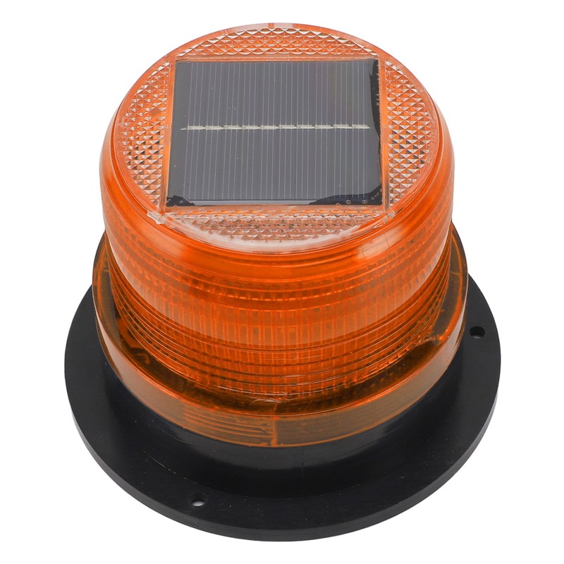 Solar Beacon Light Caution Light 8 LED Dusk to Dawn