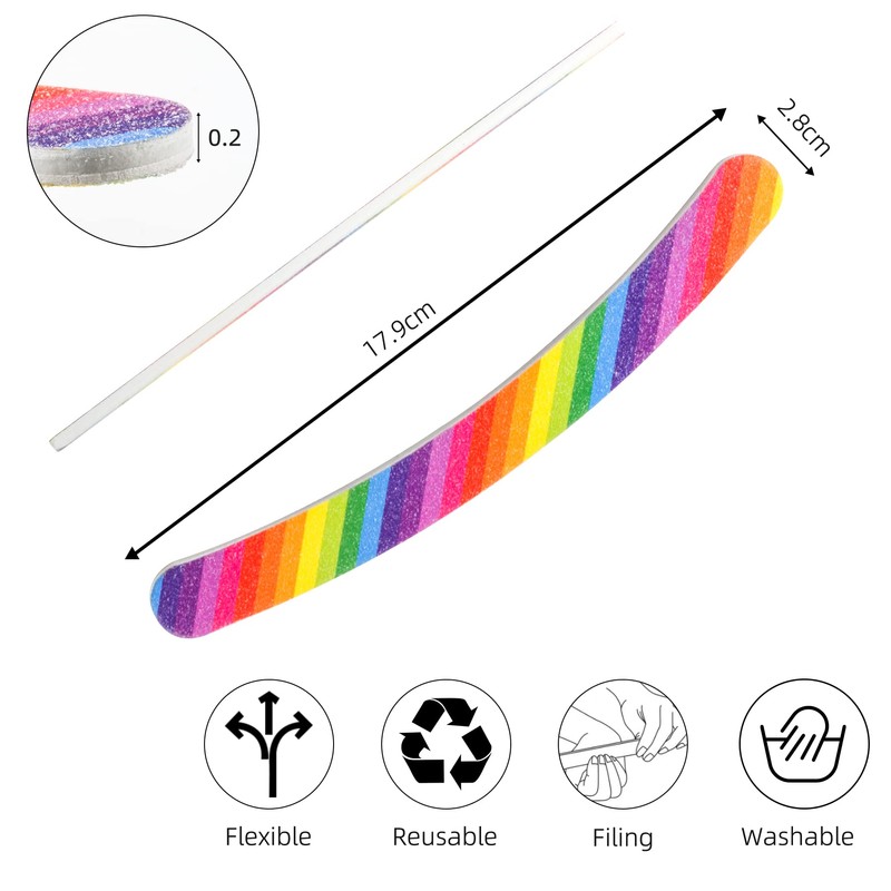 VIVID TELLA Nail File Set Pro Nail Buffer Nail File