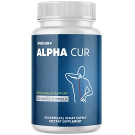 Pelican Vitamins Alpha Cur- Brain & Nerve Support- 60 Capsules