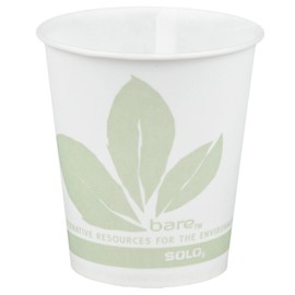 Bare Eco-Forward Disposable Drinking Cup Multi-color Wax Coated Paper 5 oz. 100 Ct R53BB-JD110