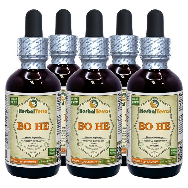 Bo He (Mentha halpocalyx) Tincture, Dried Herb Liquid Extract (Brand