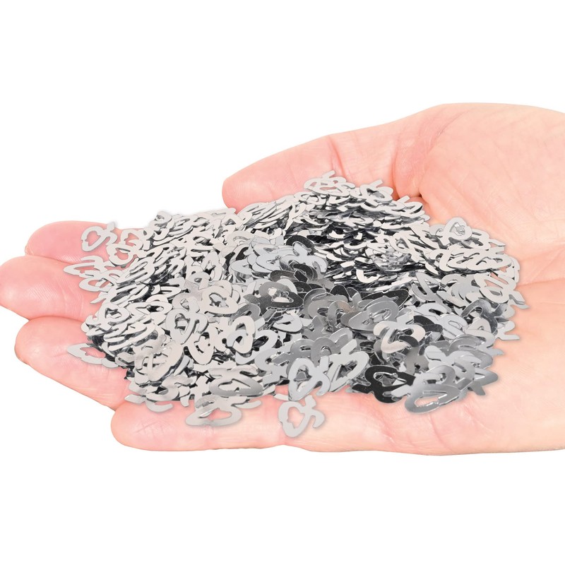 Beistle Fanci-Fetti Silver 25 Silhouettes