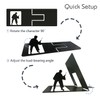 Neisouf Black Metal Bookend Cute Unique Heavy Duty Bookends for