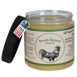 Unscented - All Natural Cutting Board Oil & Wood Conditioner - Refined Walnut Oil & Beeswax - Single Step Cutting Board Wax for Easy Application & Exceptional Protection USA Made (8 fl.oz)