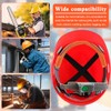 Hard Hat Sweatband,Reusable Cotton Hard Hats Liner With Hook And