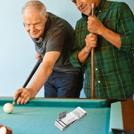 Sosoport Snooker Pool Chalk Holder Clamp Magnetic Billiard Accessory Metal Chalk Holder