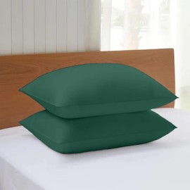 Rohi Pillow Cases 2 Pack 100% Microfibre Pillowcases – Envelope Closure Standard Size 50 x 75 cm Pillow Covers – Ultra Soft, Hypoallergenic & Durable Pillow Cases (Teal – 50 x 75 cm)