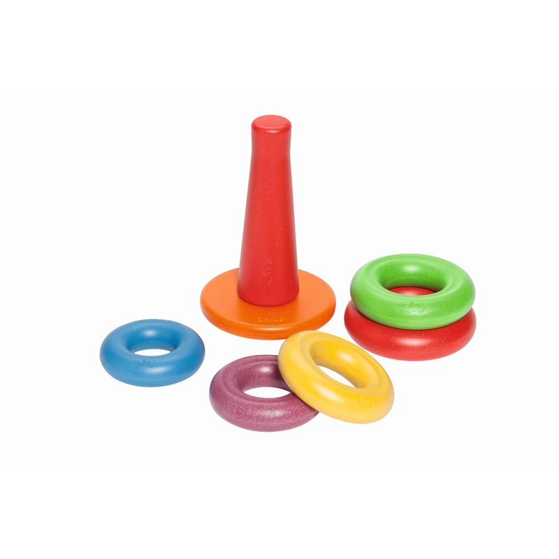 Anbac, Multi Color 70070 Toys-Ring Pyramide