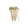 100Pcs 15cm 6 Inch Wood Cocktail Picks Knot Skewers Twisted