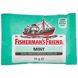Fisherman's Friend Mint with Sugar Cough Drops Pack of 4 (4 x 25 g)