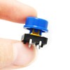 RUNCCI-YUN Mini Momentary Push Button Switch，80 Pcs Tactile Switch Buttons12x12x7.3mm