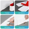 FCSOTSPS Baseboard Trim, 4 Inch(W) x 40 Feet(L) Flexible Baseboard